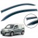 Дефлекторы окон Renault Kangoo II 2008-2020 с нерж. хром полоской